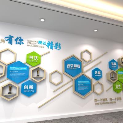 观途广告 为上街工厂量身定制的企业文化墙设计制作专家